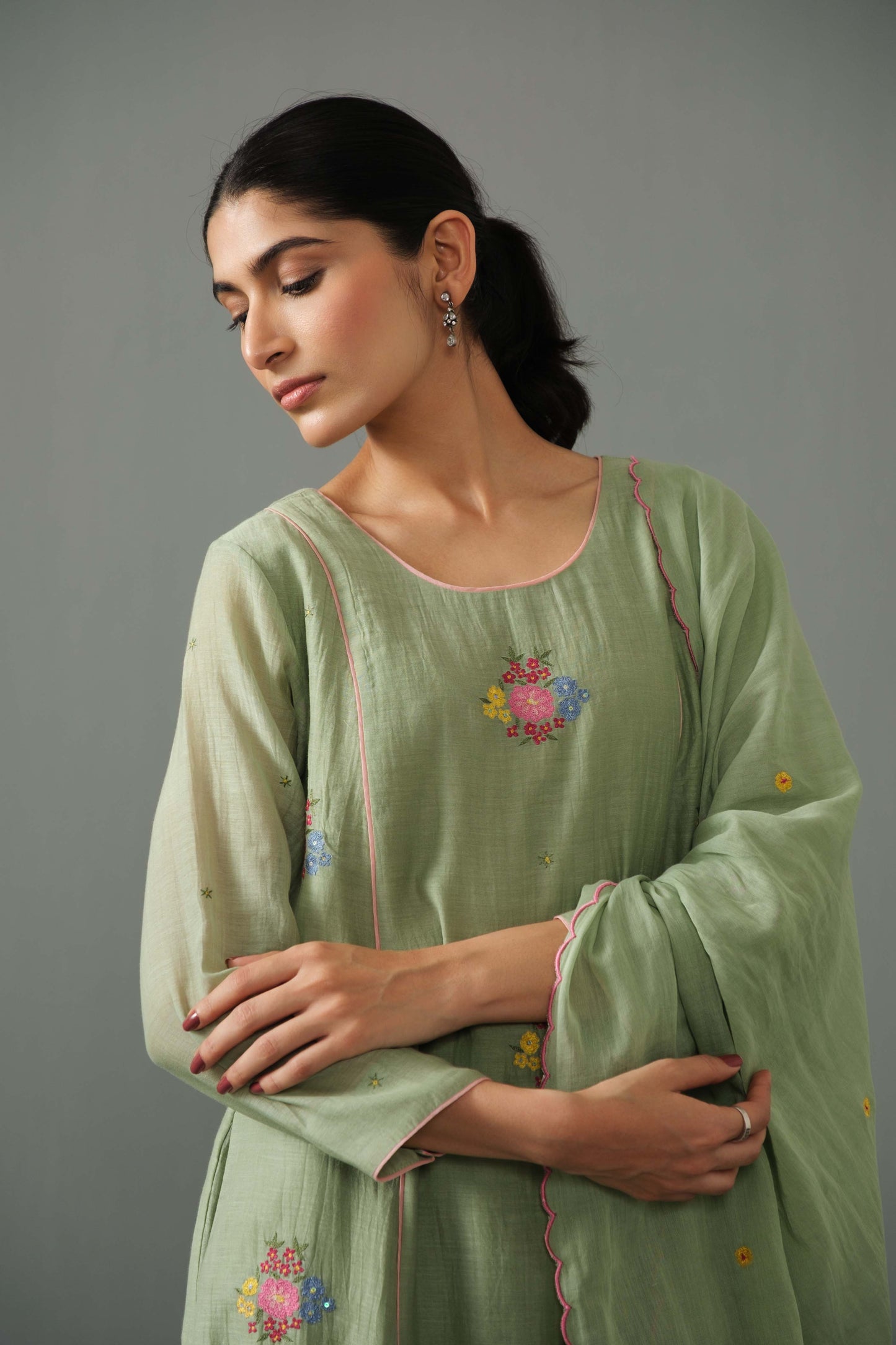 Zoe kurta set Green