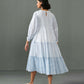 Megan Block Print Dress Blue