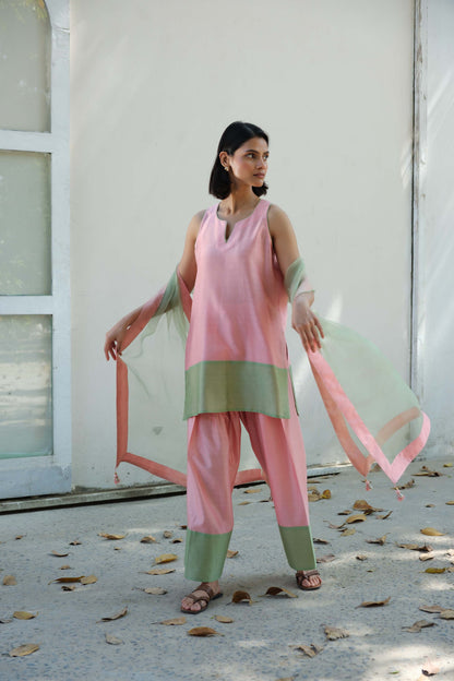 Sofia Farshi Salwar set Pink