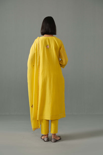 Ella kurta set yellow