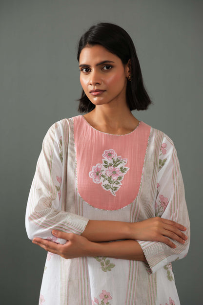 Jule kurta set pink