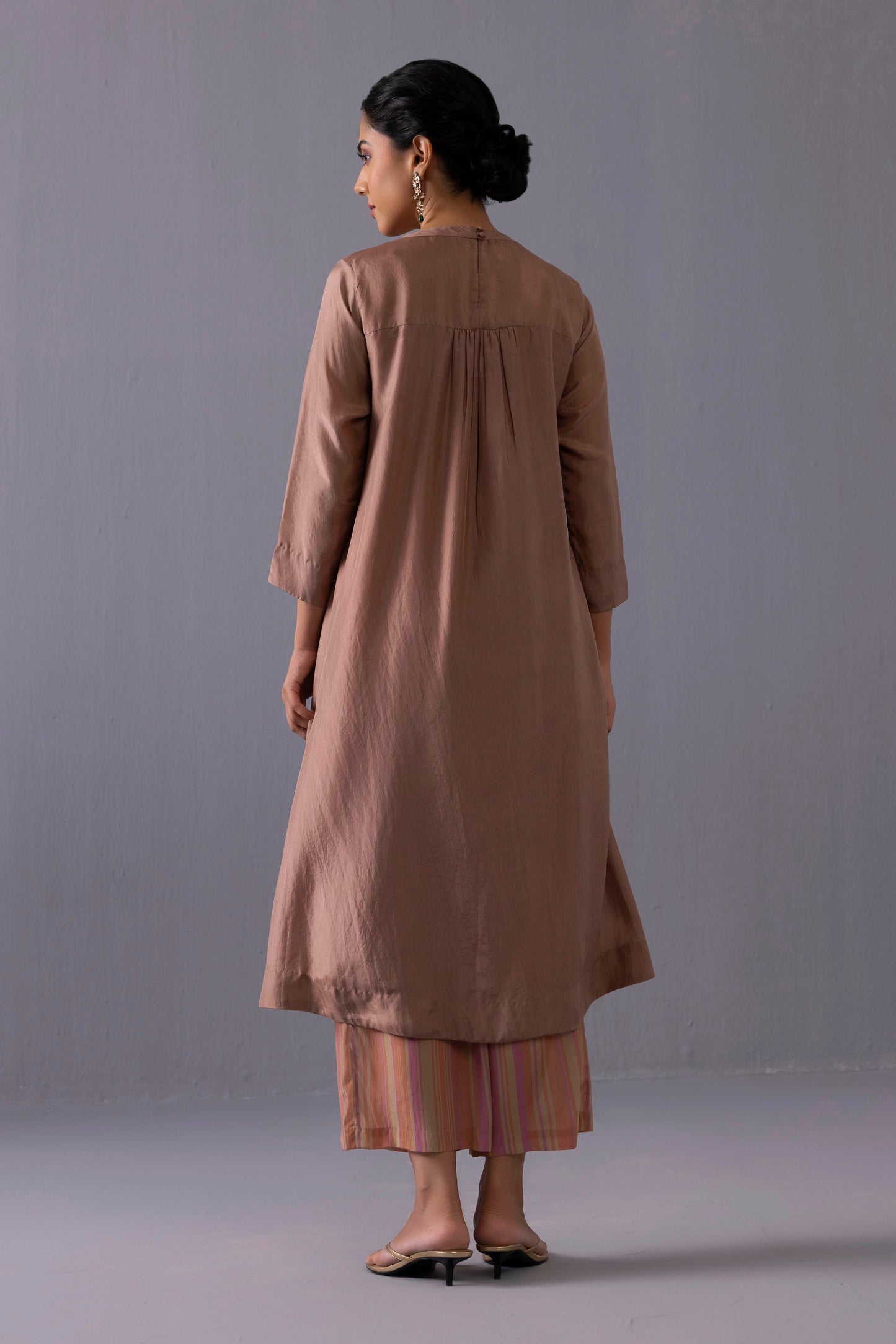 Maya Kurta Set Brown