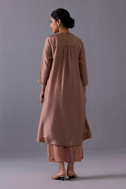 Maya Kurta Set Brown