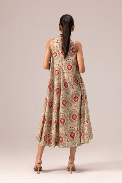 Orchid Dress Off White