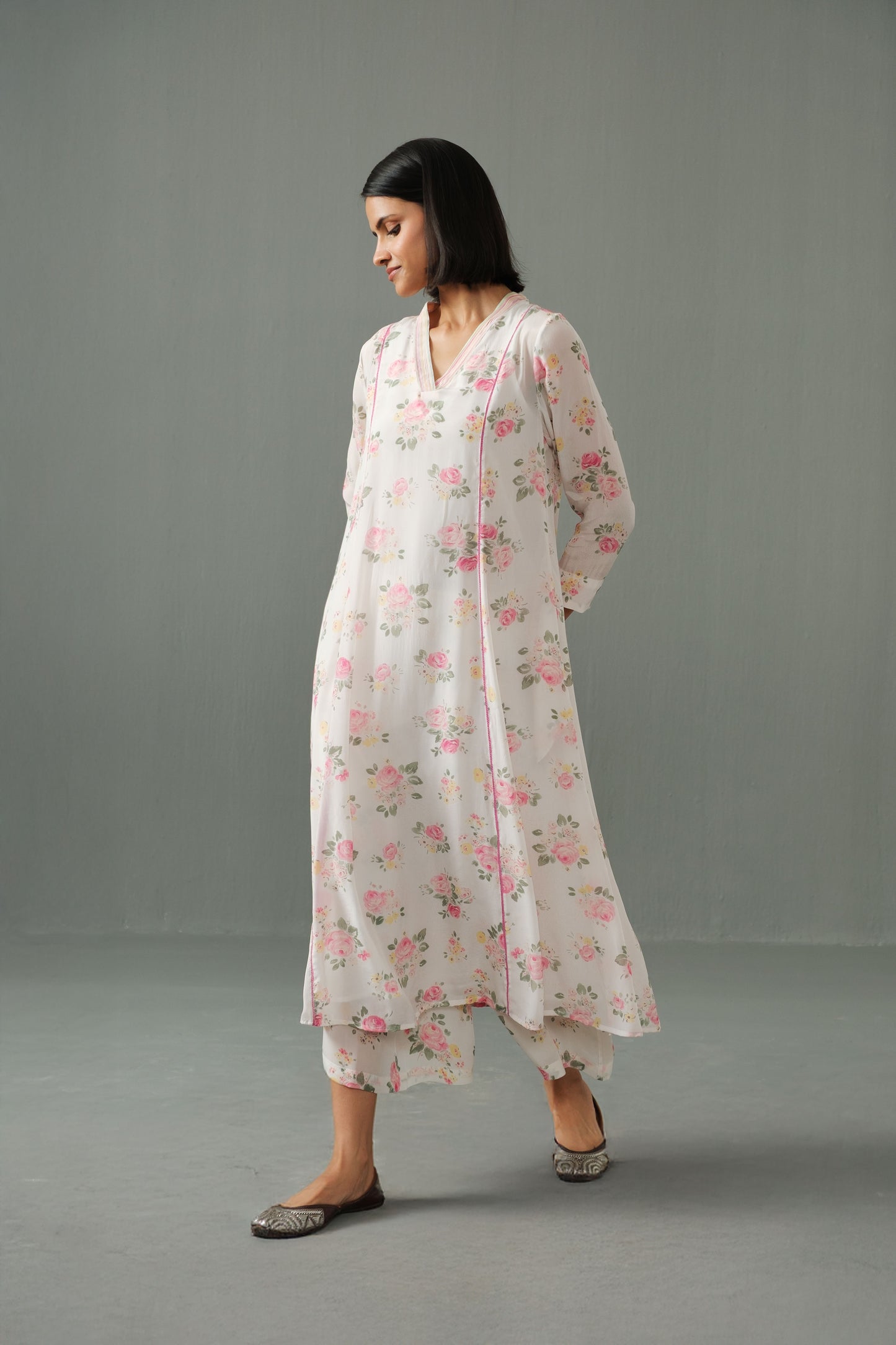 Thea rose co-ord set White