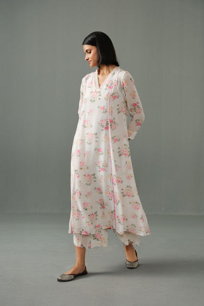 Thea rose co-ord set White