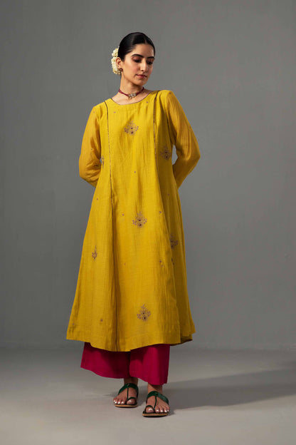 Noor Kurta Dupatta Set Yellow
