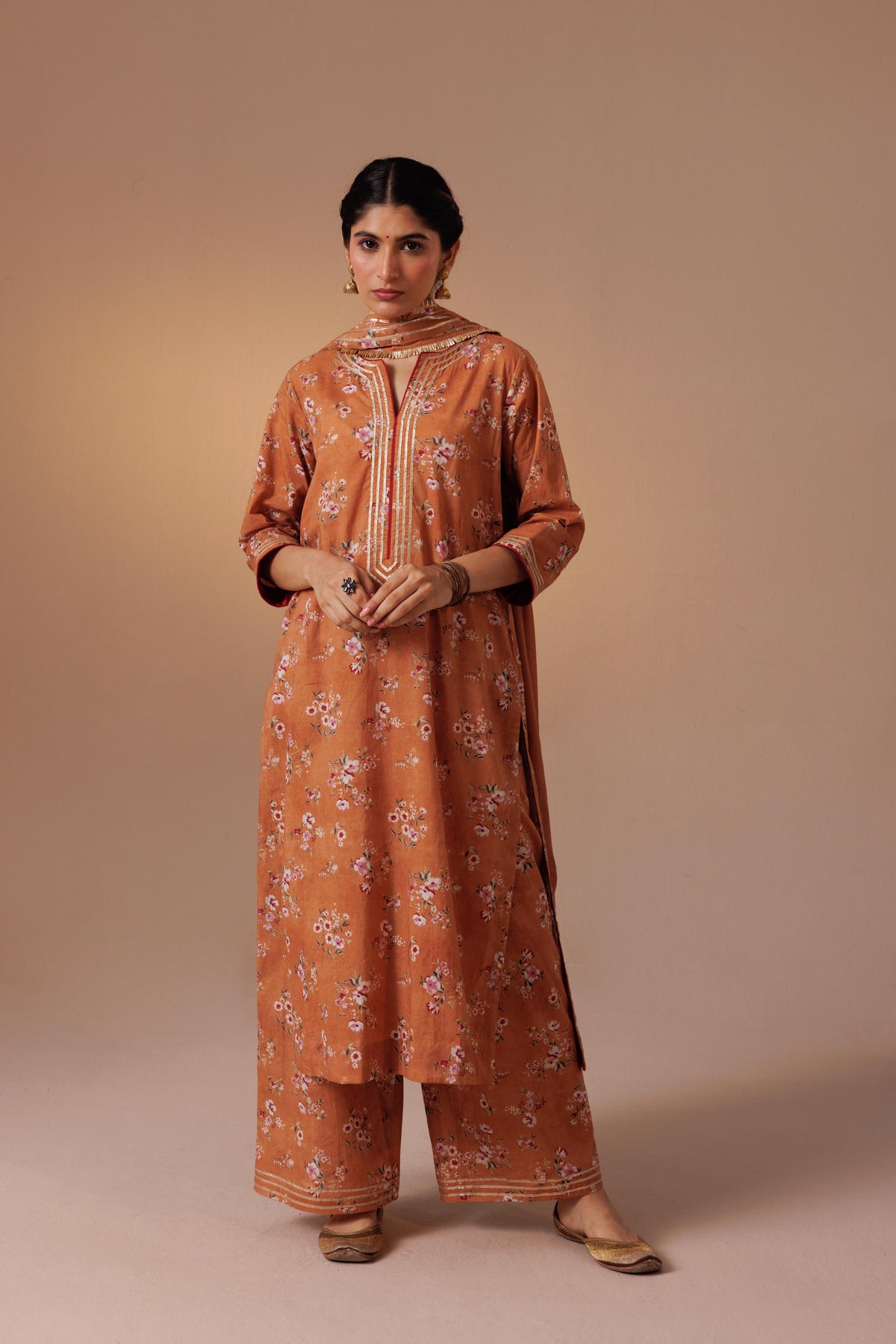 Avanti Printed Gota Brown