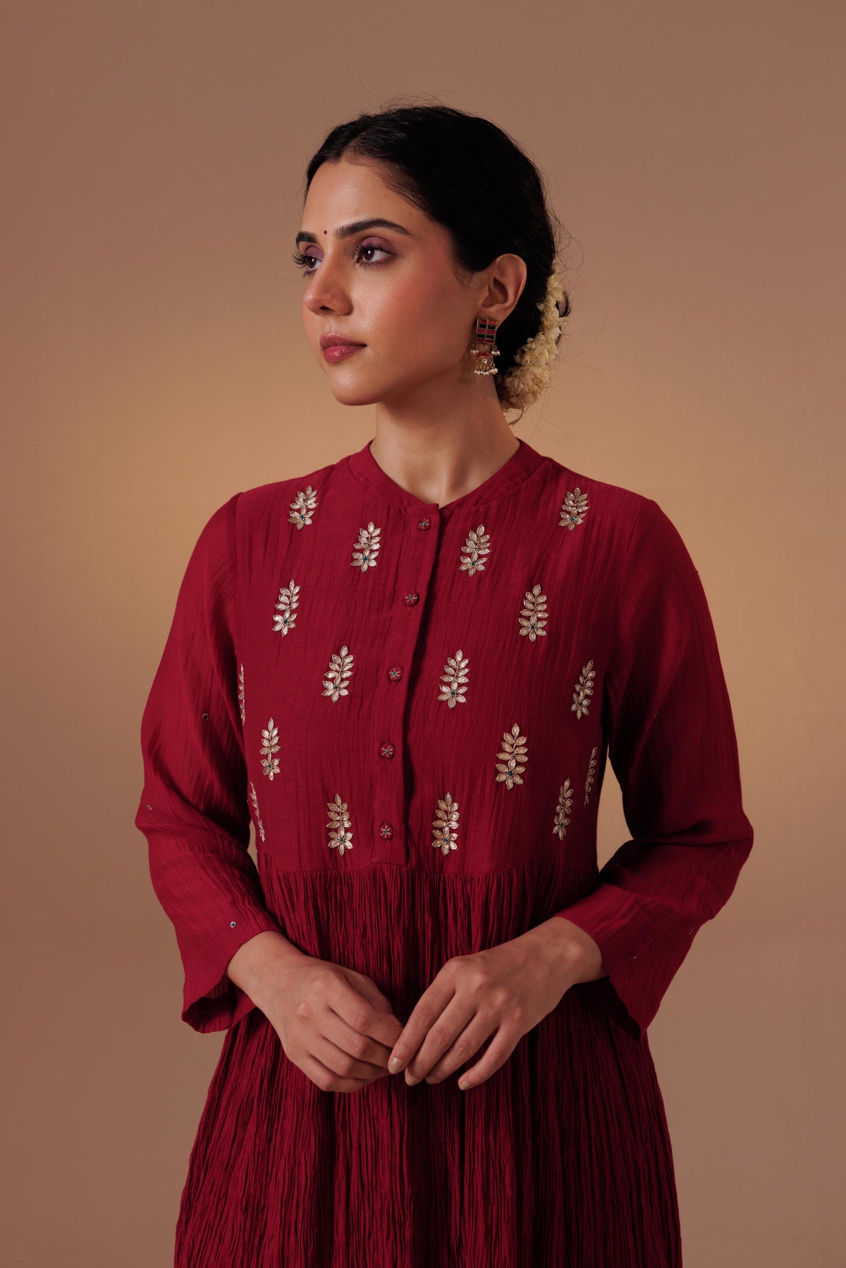 Indu Kurta Set - Red