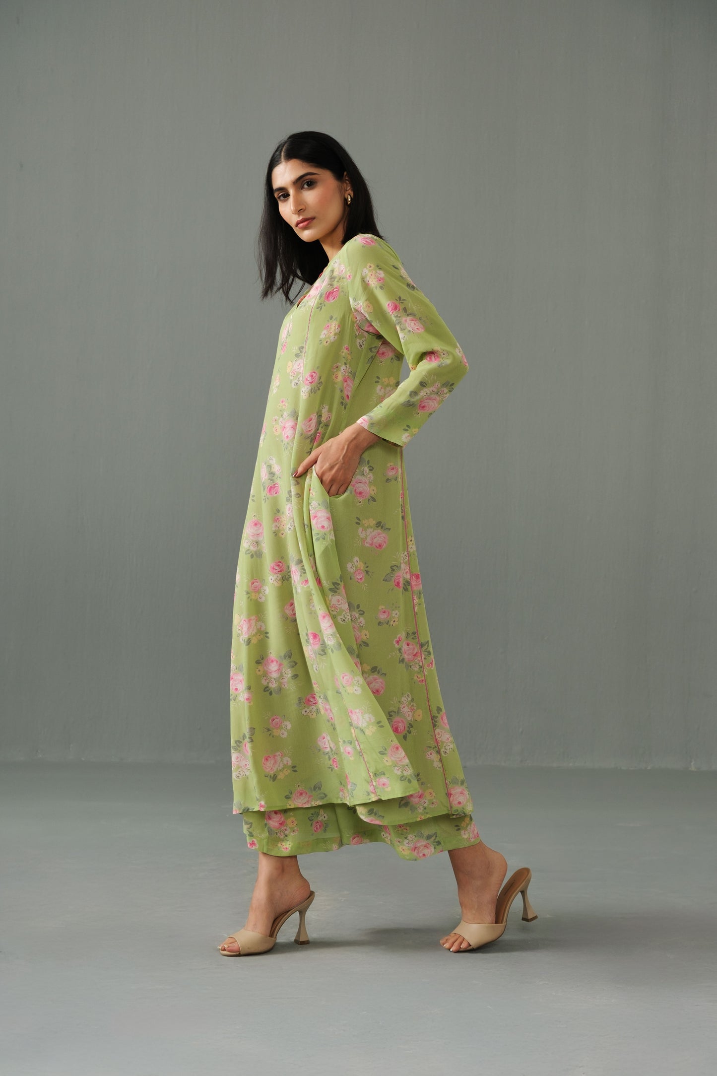 Thea Rose co-ord set Green