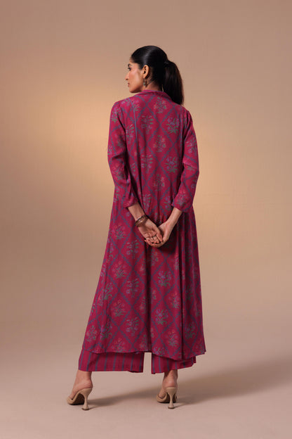 Thea Kurta Set - Hazel Pink