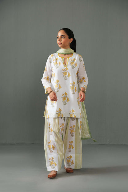 Sofie Farshi Salwar Set Yellow
