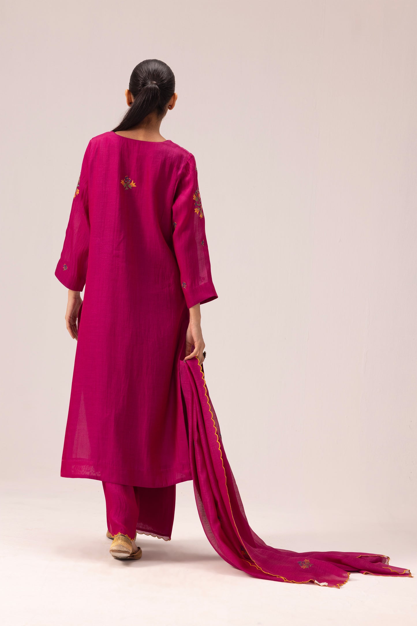 Avanti Kurta Dupatta Set Pink