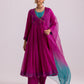 Ruhana Anarkali Set Magenta