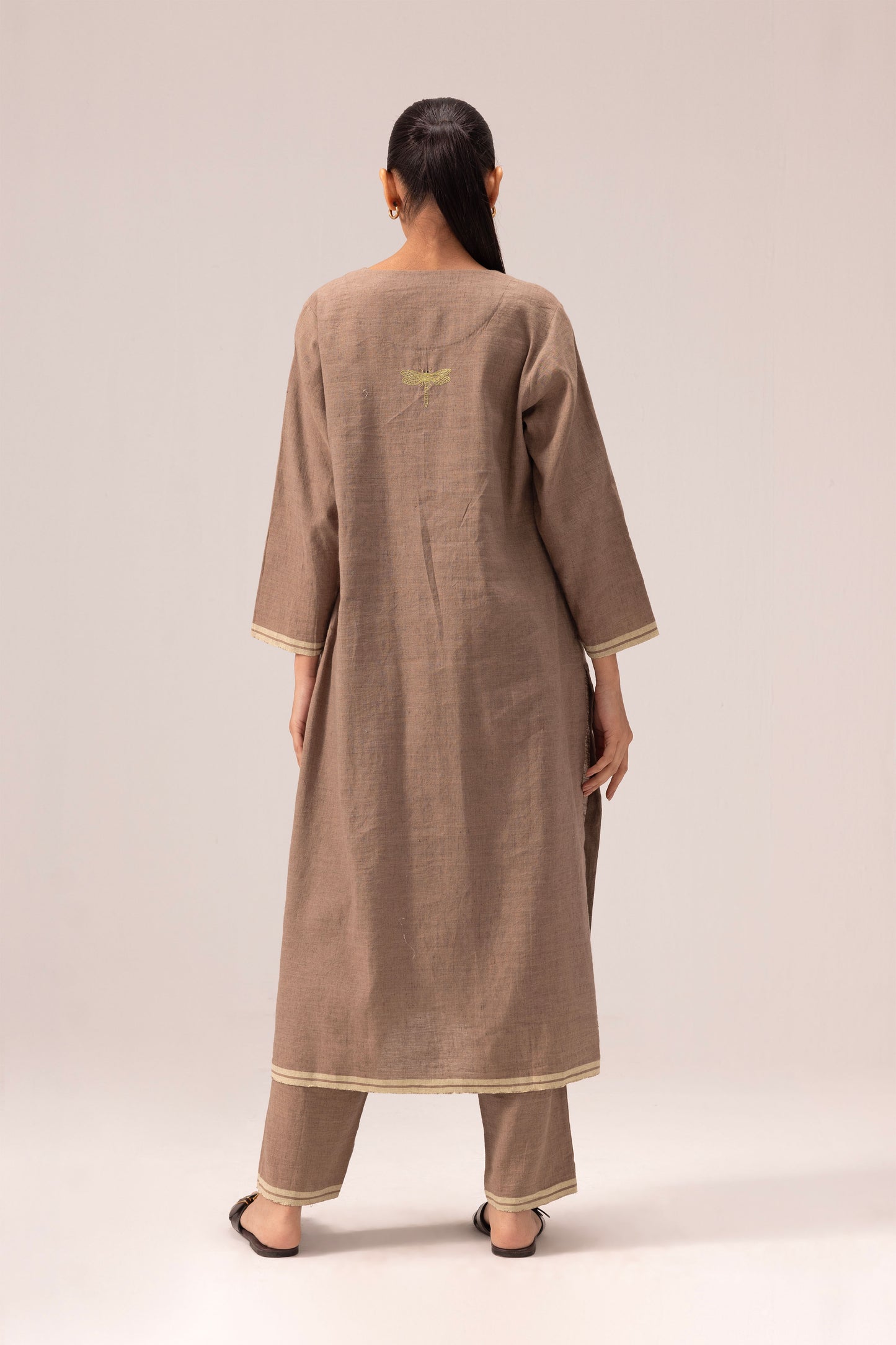 Riya Kurta Set Brown