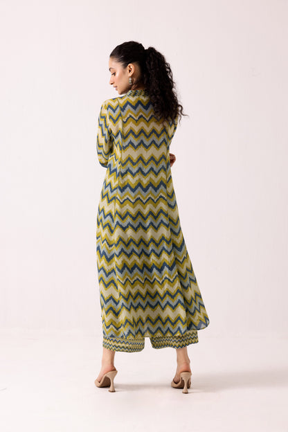 Thea Chevron Set Green