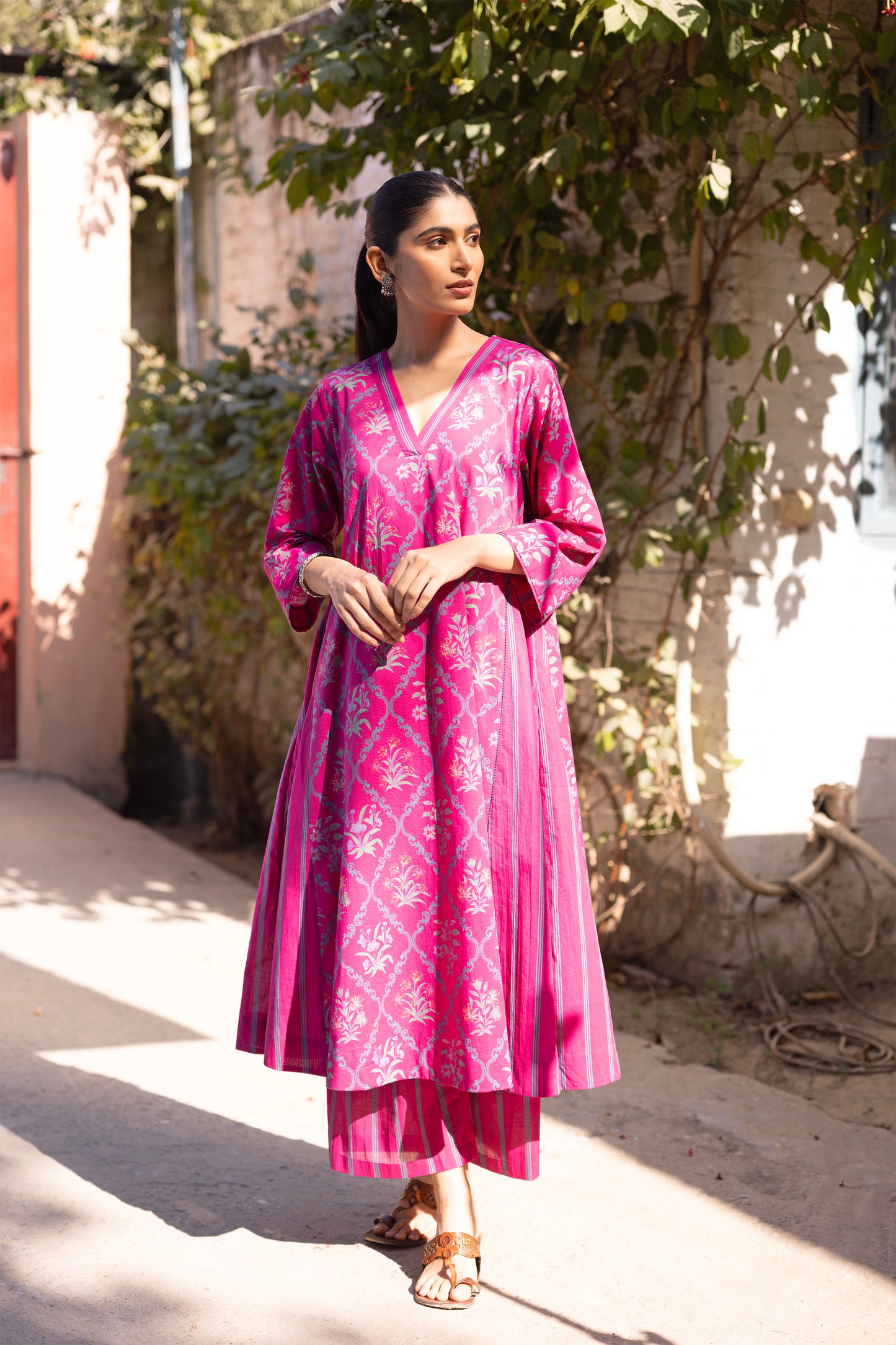 Jia Kurta Pant Set Pink