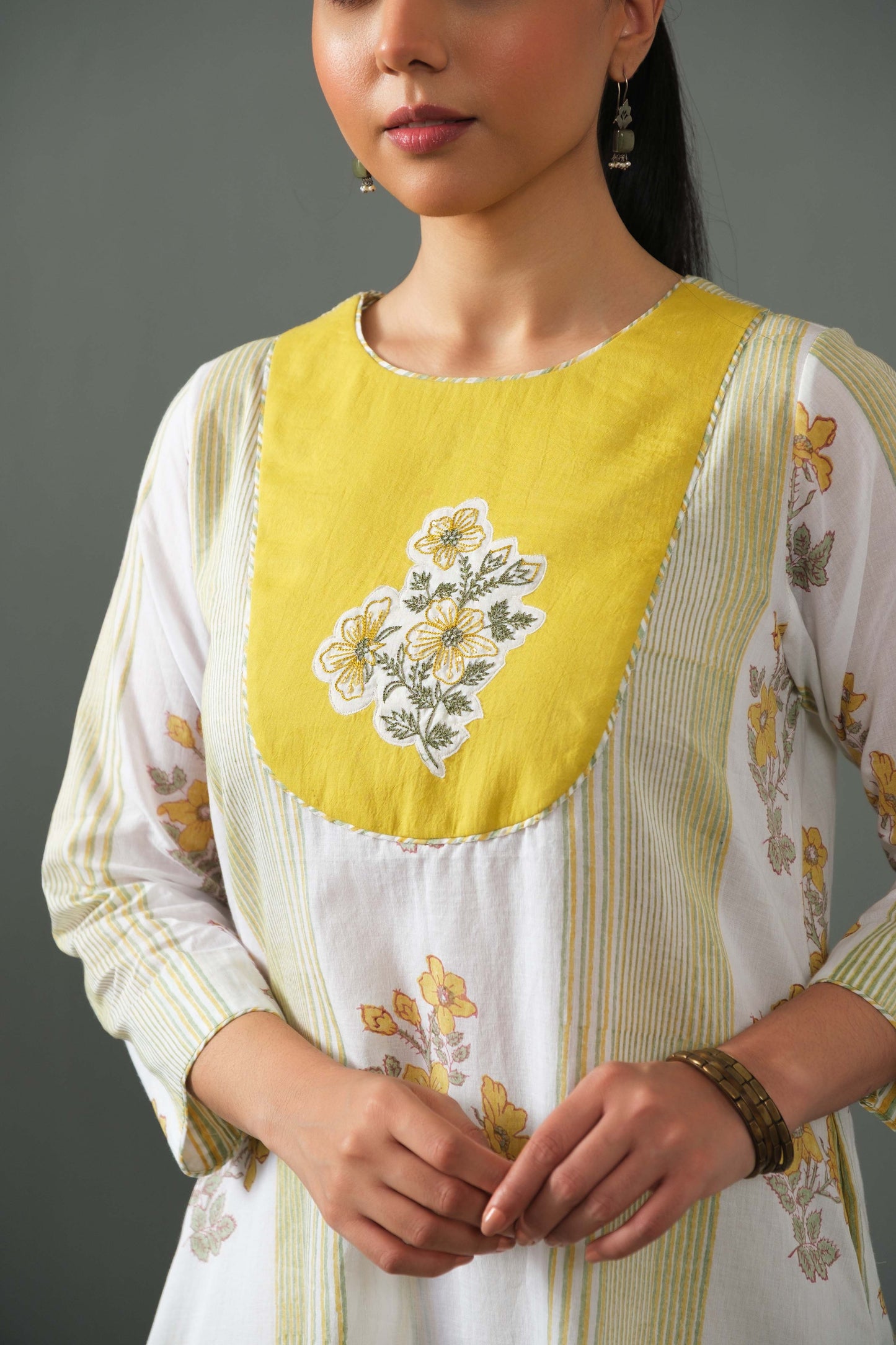 Jule kurta set yellow