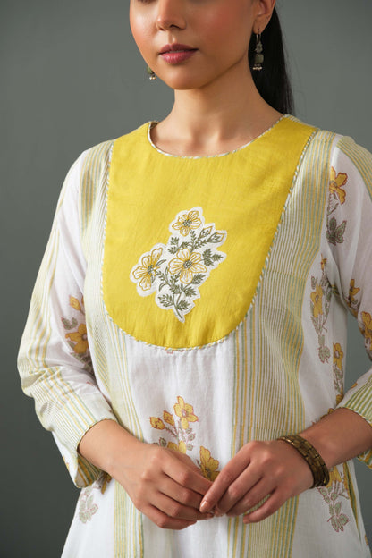 Jule Kurta Set Yellow