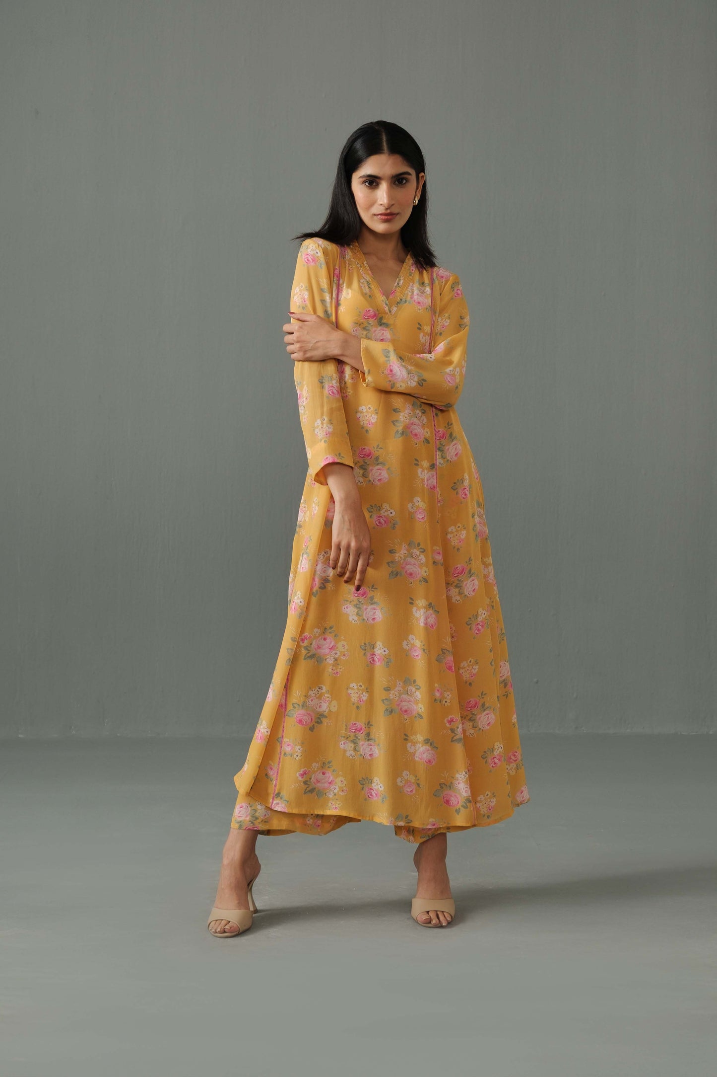 Thea Rose Co-ord Set Yellow