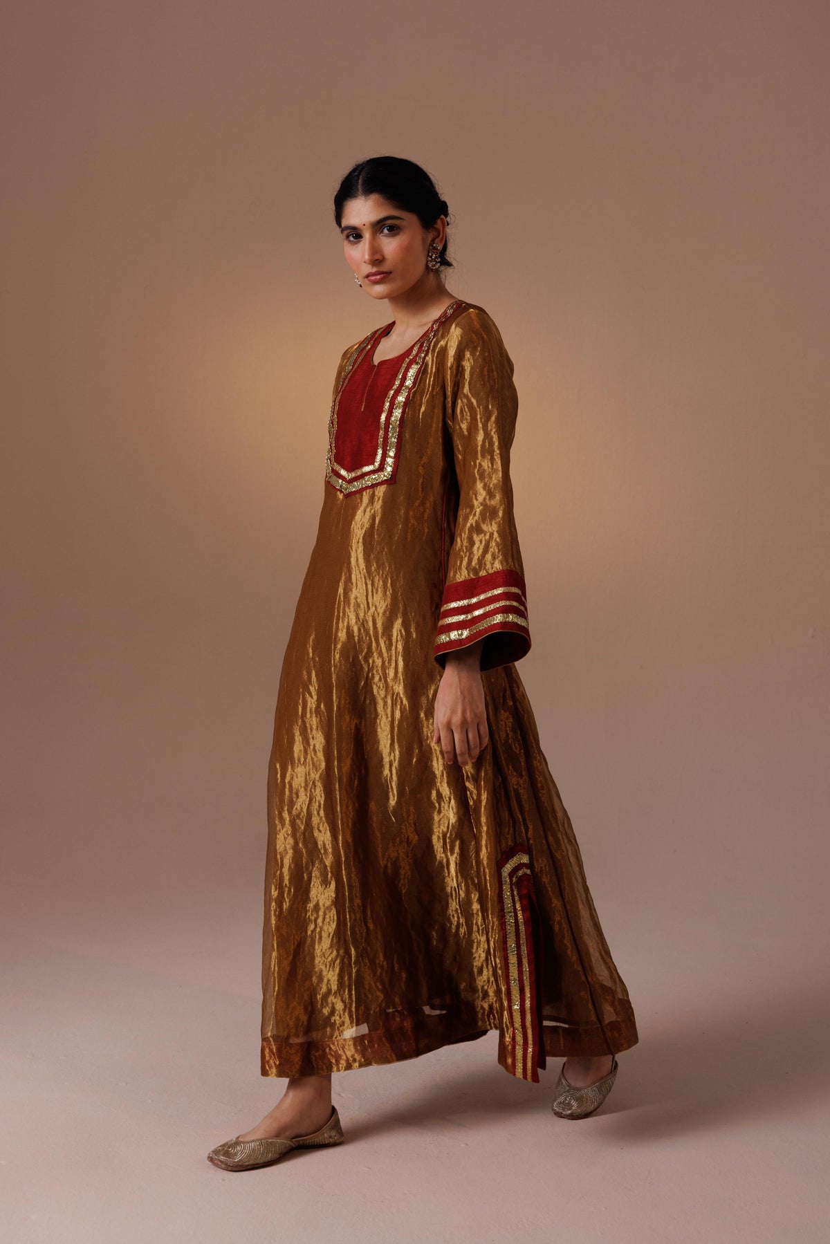 Ramneek Dress - Gold