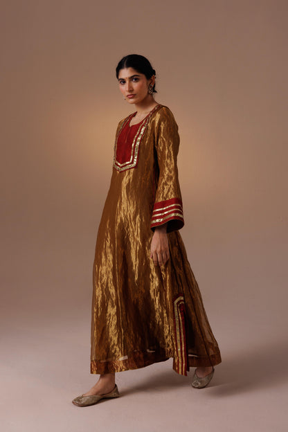 Ramneek Dress - Gold