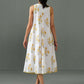 Orchid Block Print Dress yellow
