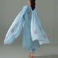 Ella kurta set blue