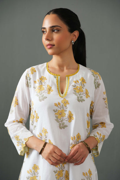 Sofie Farshi Salwar Set Yellow