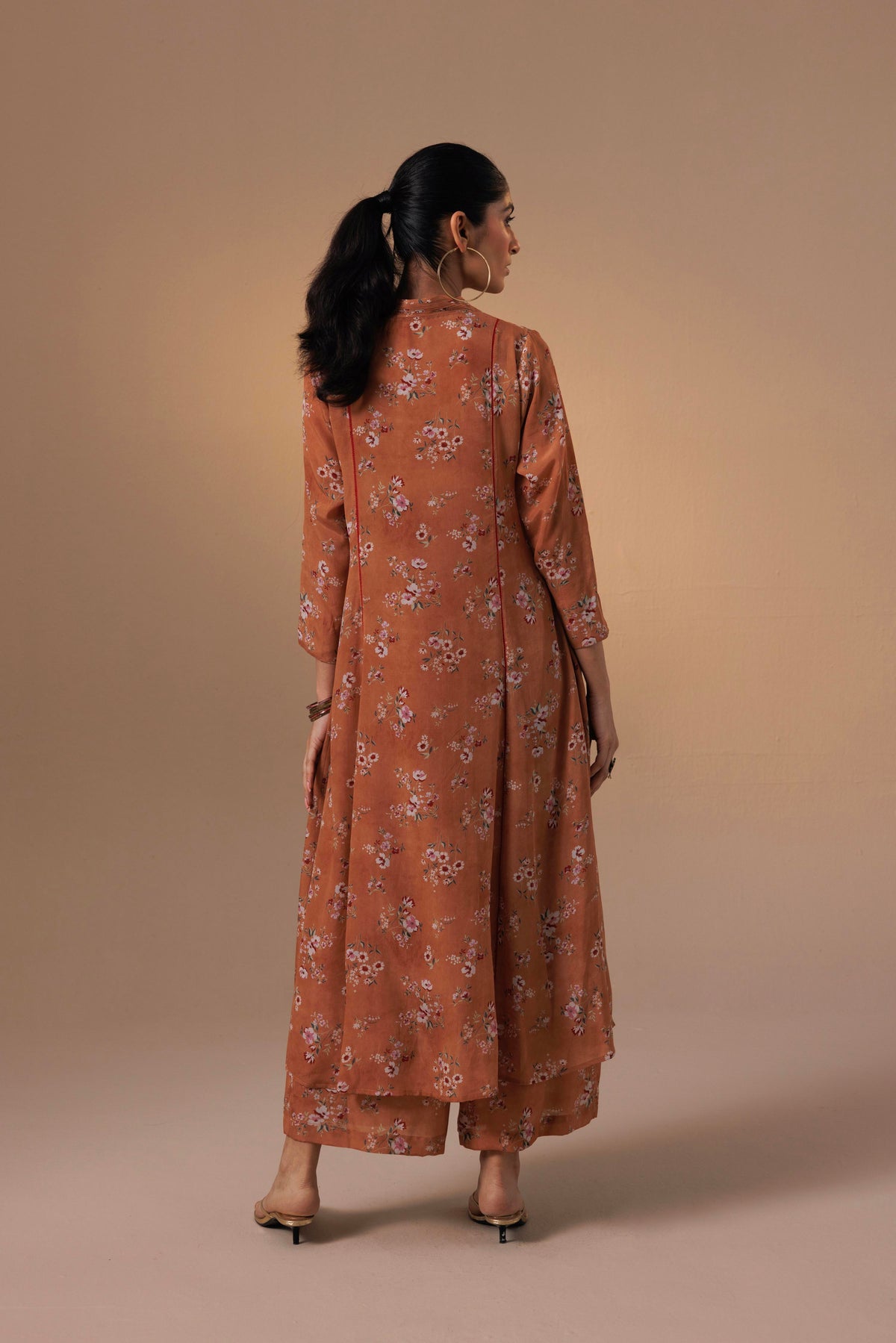 Thea kurta set - Brown
