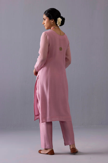 Malti Kurta Set Pink