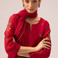 Avanti Kurta Dupatta Set Red