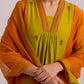 Megha Kurta Dupatta Set Green