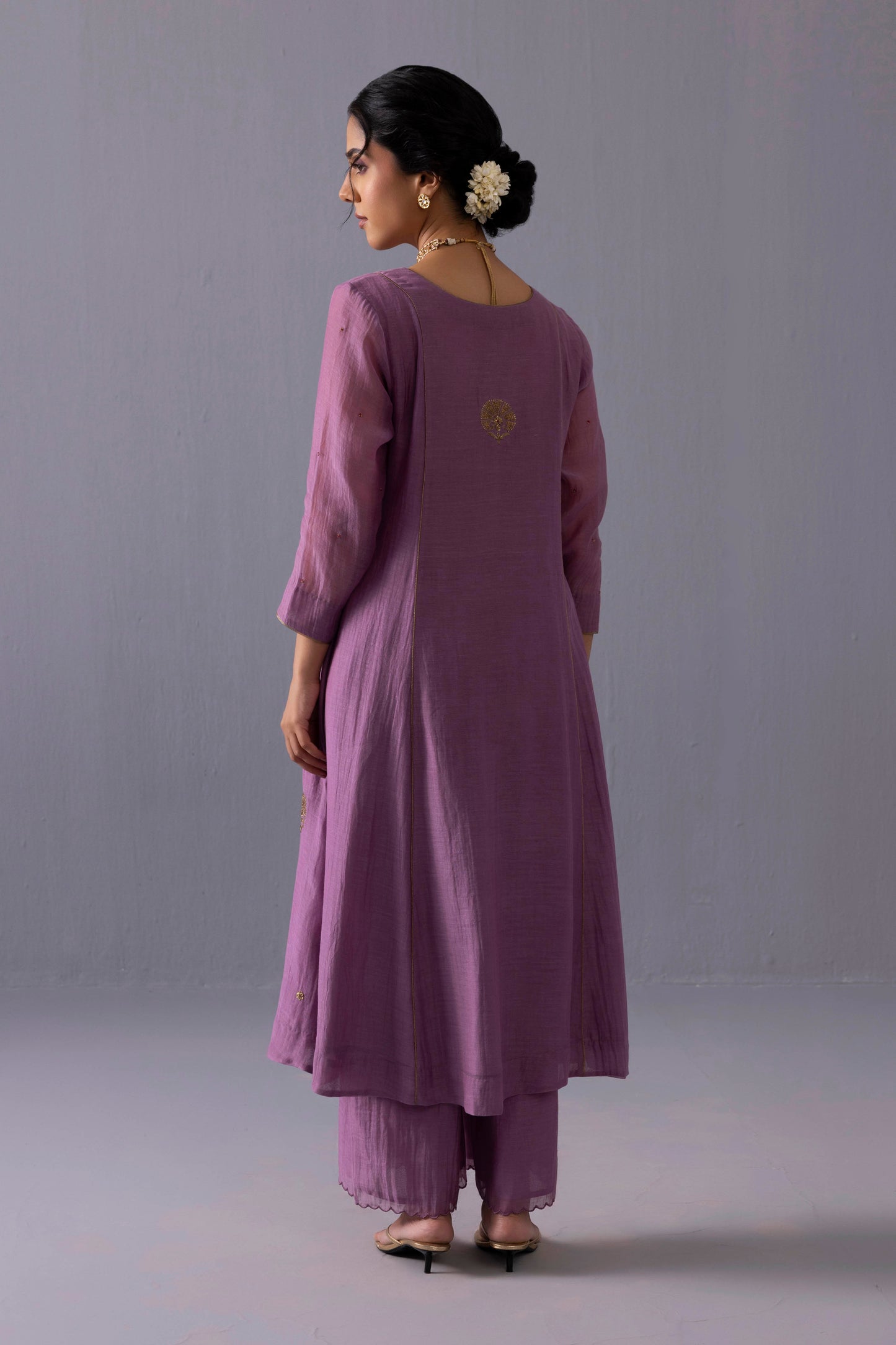 Noor Kurta Set Purple