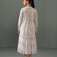 Mary Block print Co-ord set Pink Strips