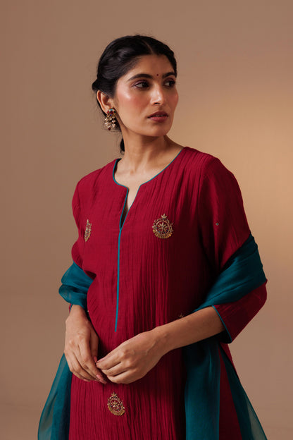 Avanti Color Block- Red Green