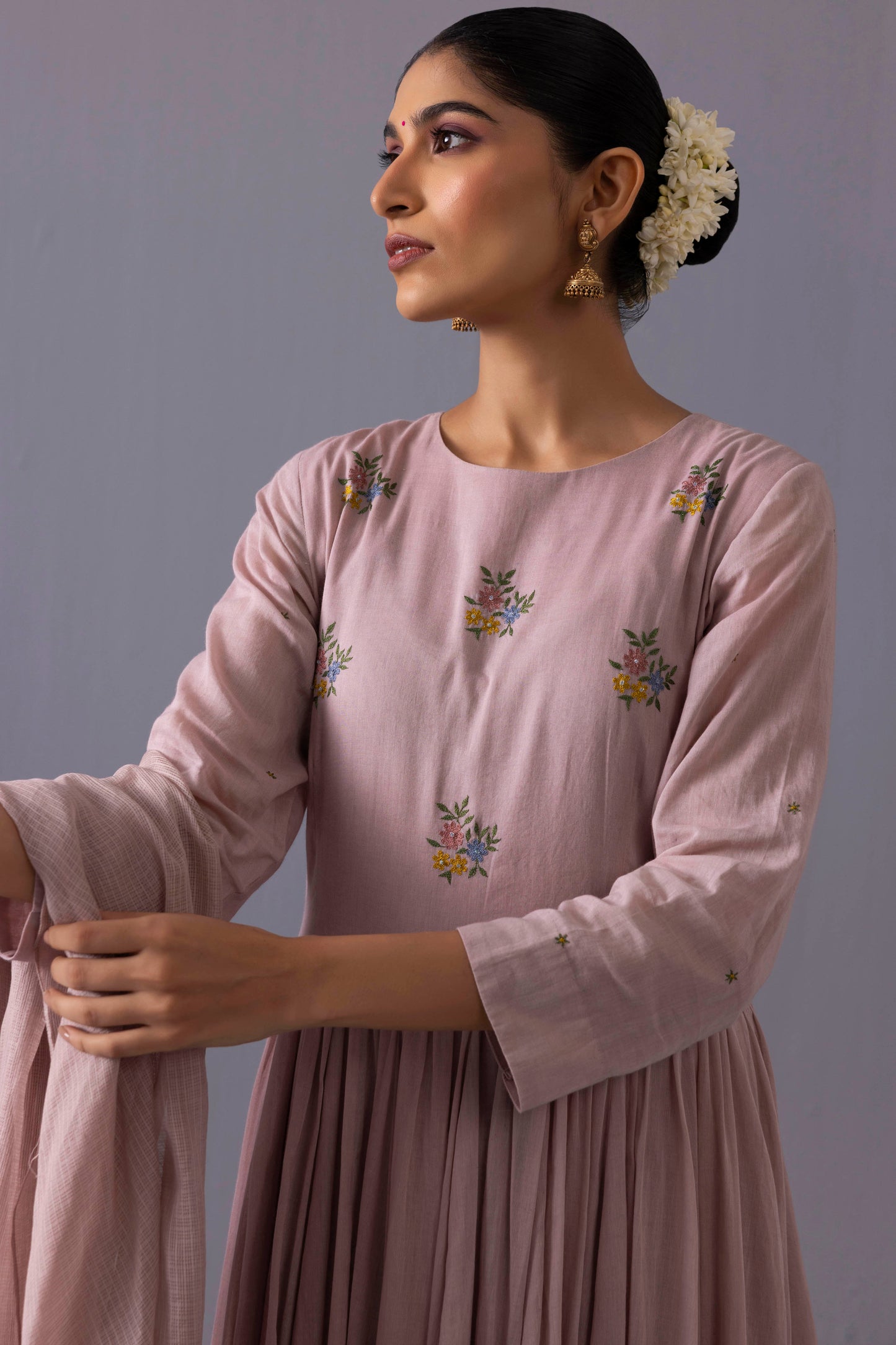 Latika Kurta Set Pink
