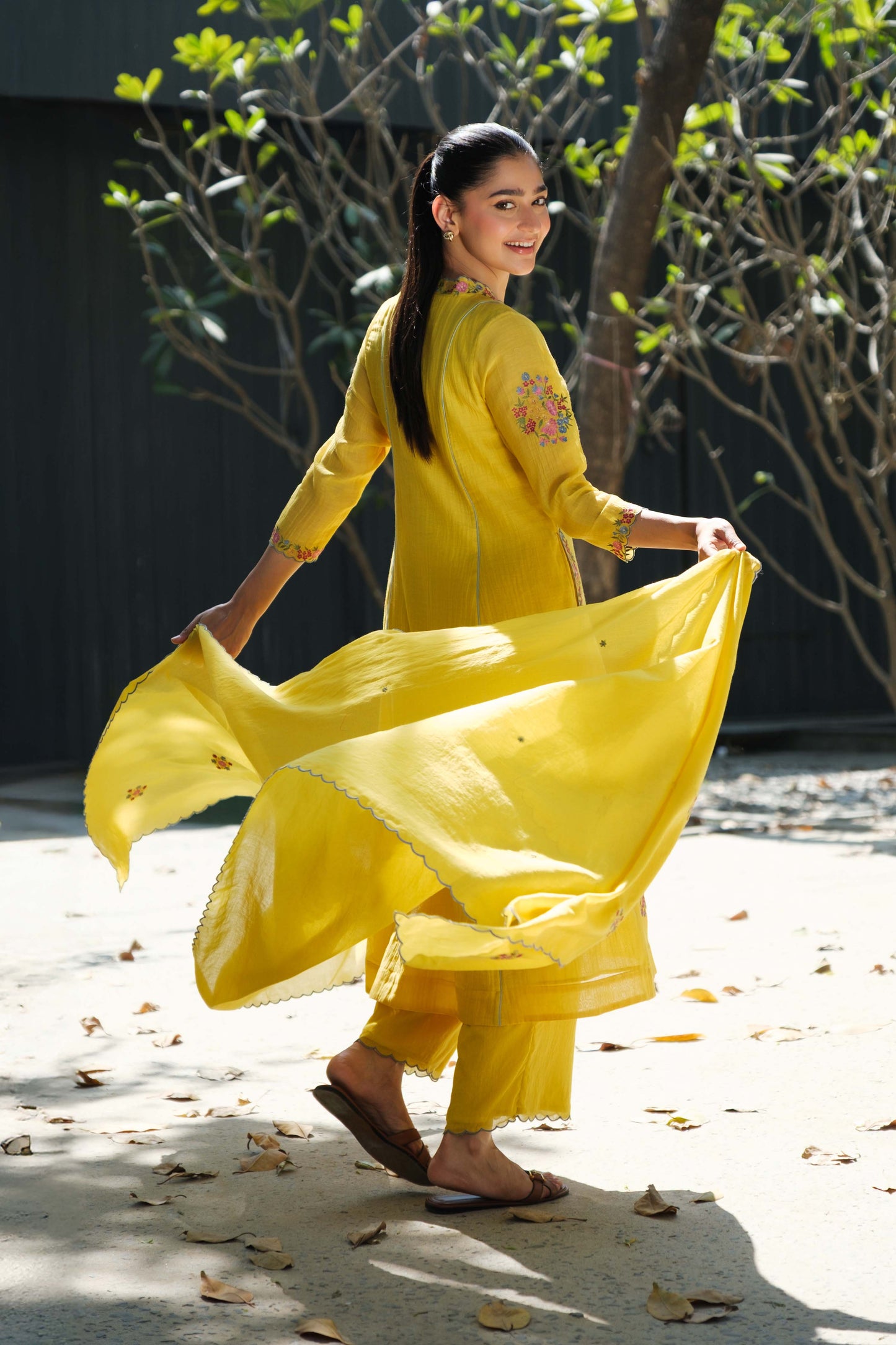 Zoe kurta set yellow