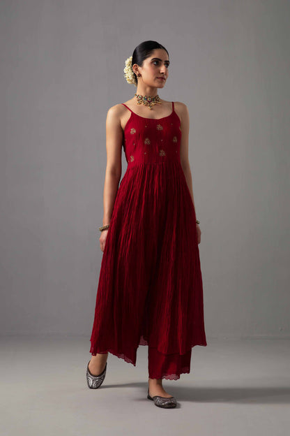 Roomani Ghera Set Red