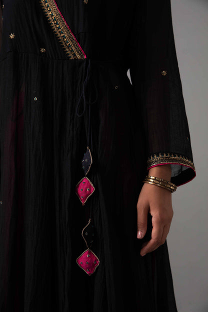 Raha Angrakha Set Black