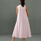 Orchid Block Print Dress Pink