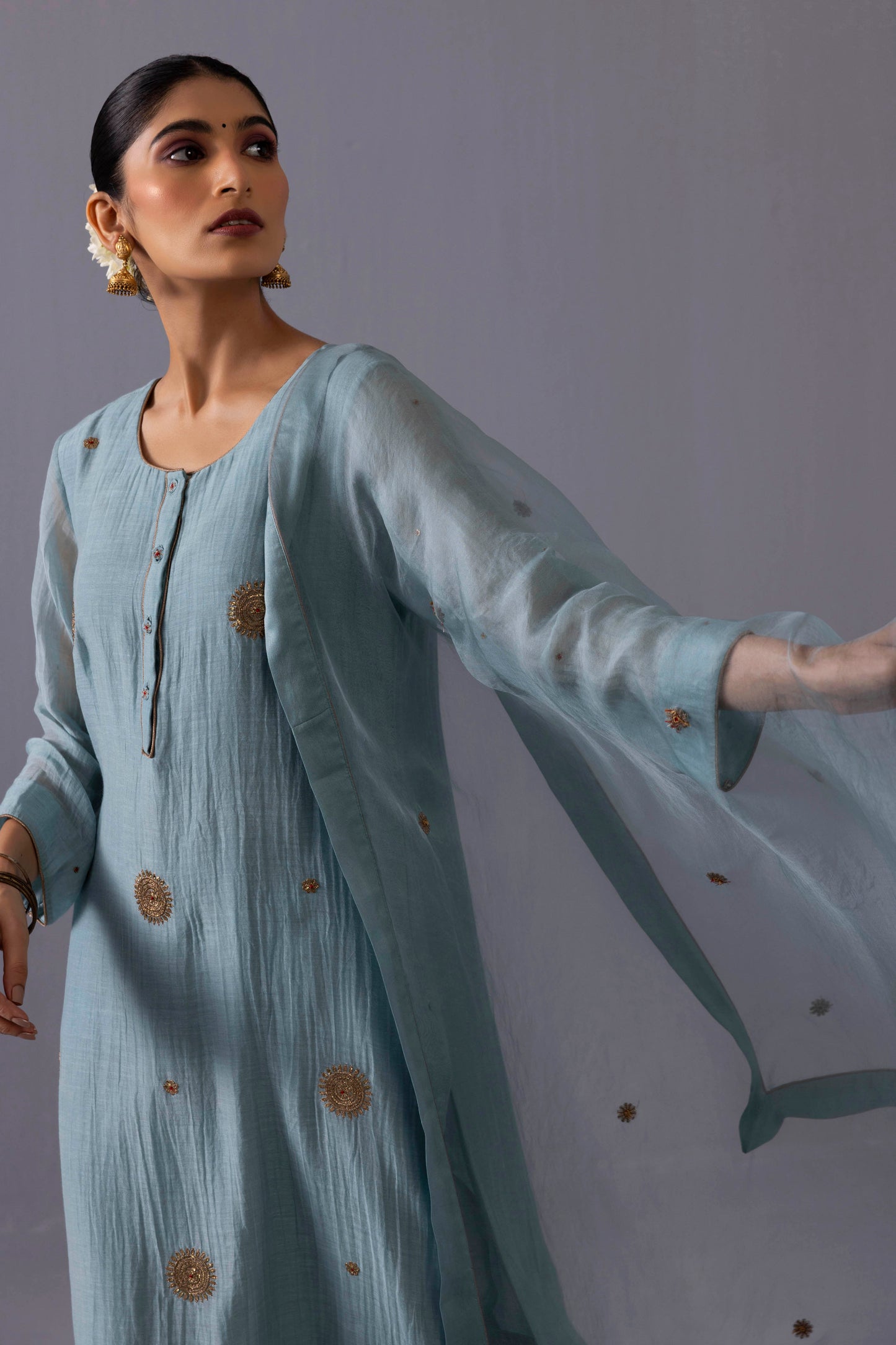 Malti Kurta Set Blue