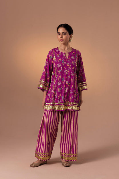 Sofie Gota Farshi Salwar - Pink
