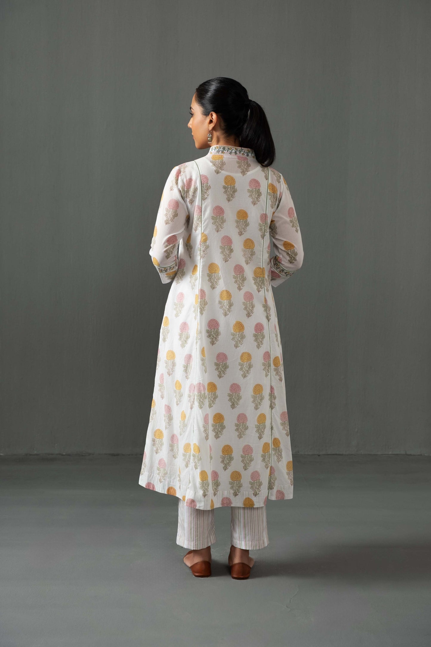 Ankita Block Print Kurta Set Multi