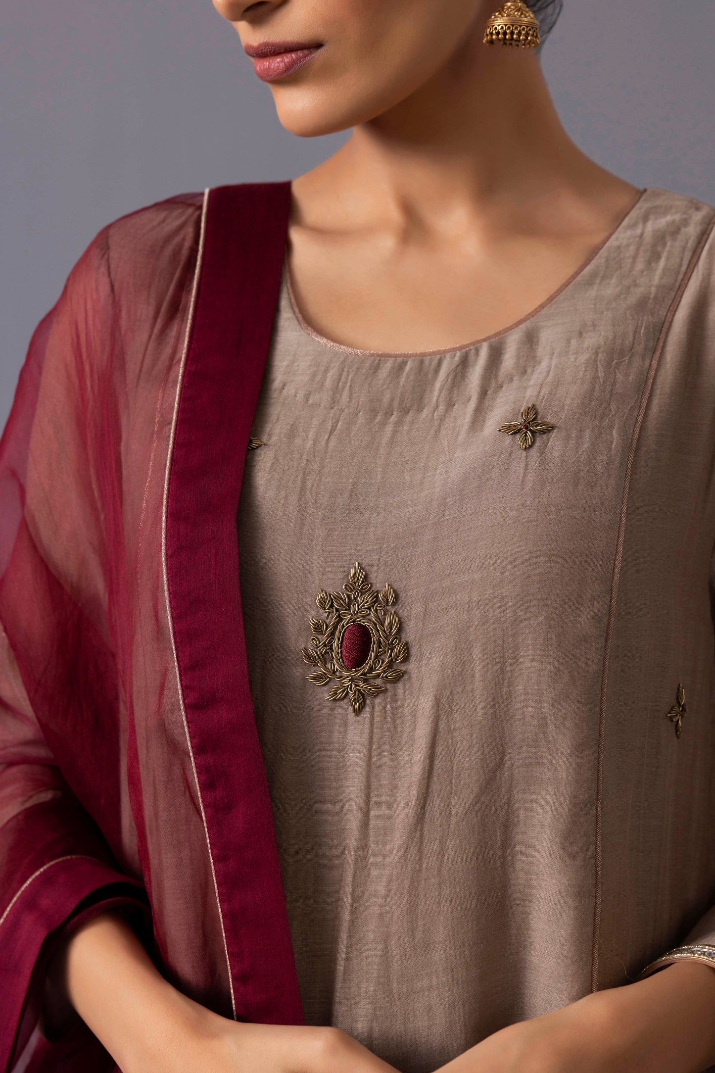 Noor Kurta Set Beige