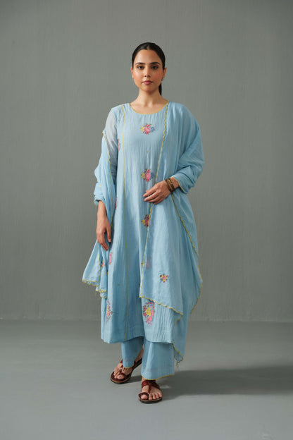 Zoe kurta set Blue