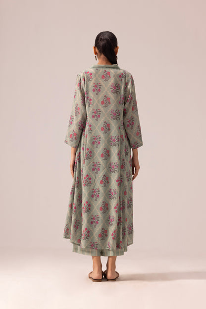 Thea Kurta Pant Set Sage Green