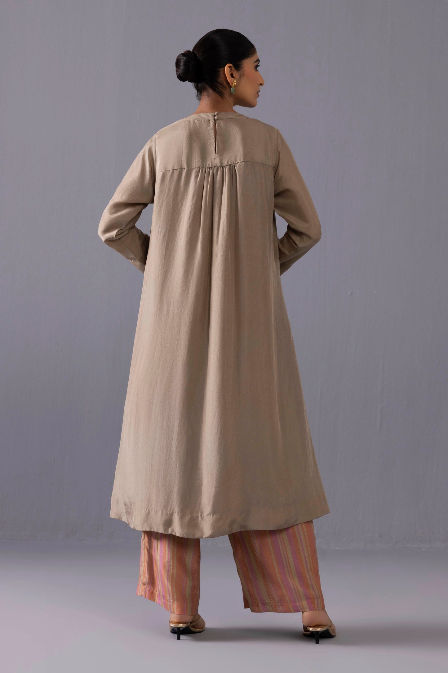 Maya Kurta Set Grey