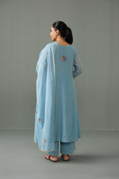 Zoe kurta set Blue