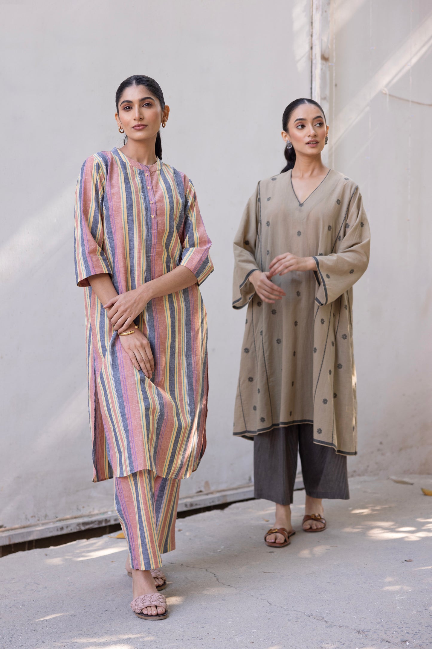 Muskan Kurta Set Brown